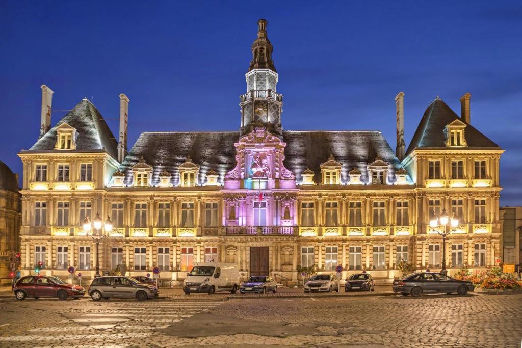 Charmant Studio Proche Gare Centre, Centre Ville Et Lycee Roosevelt Reims Exterior foto